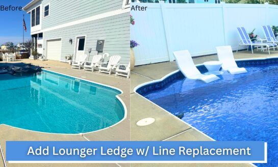 Before & After Pool Liner